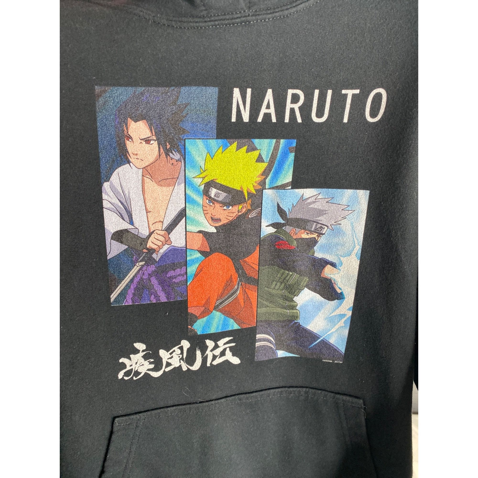 Japanese Brand Y2K NARUTO MEN'S SHIPPUDEN 3 PANELS AND KANJI PULLOVER SWEAT Size US S / EU 44-46 / 1 - 3 Thumbnail