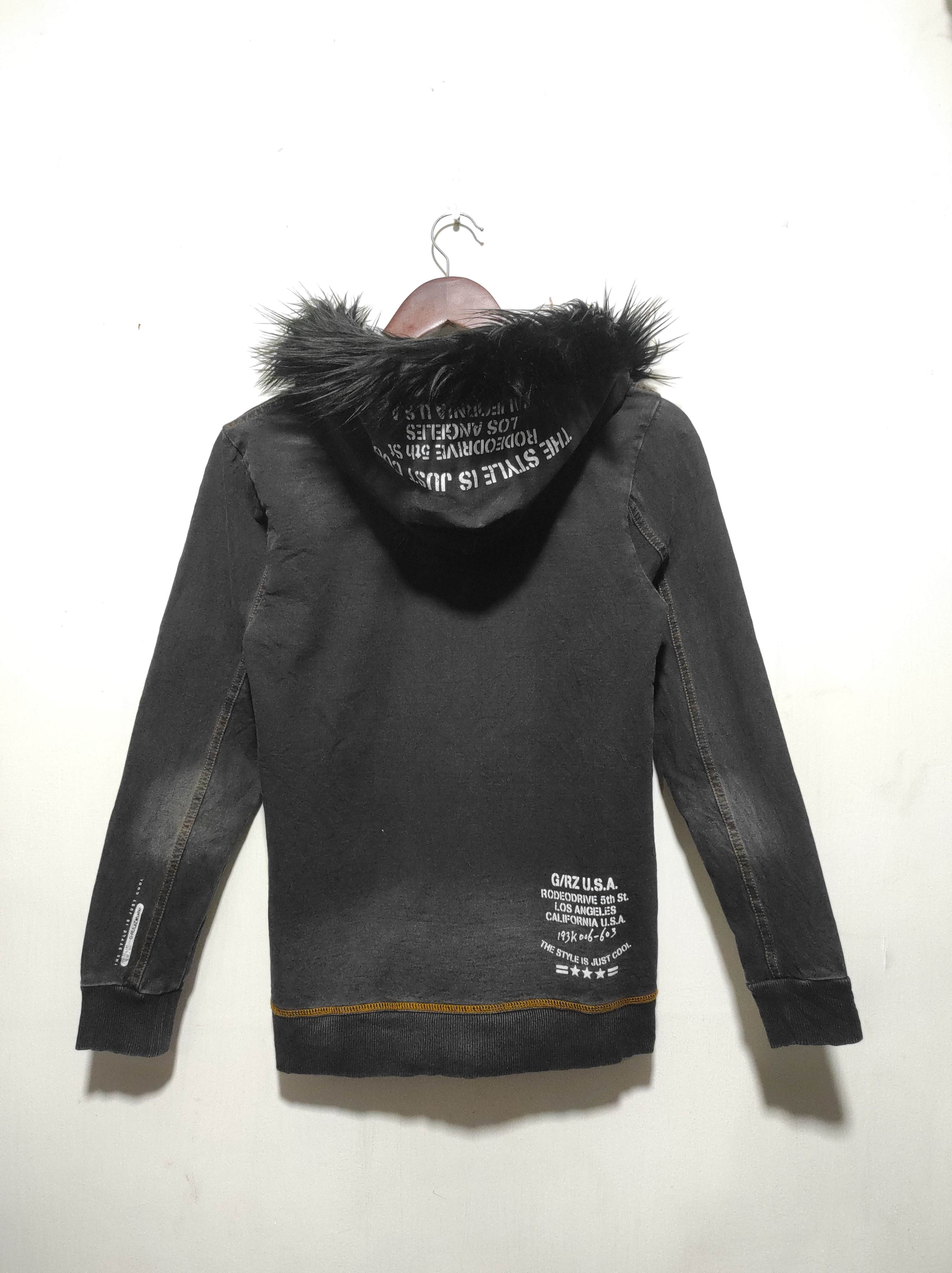 If Six Was Nine G-Rulez Black Wash Zipper Fur Hoodie i6w9 Lgb Style Size US XS / EU 42 / 0 - 15 Thumbnail