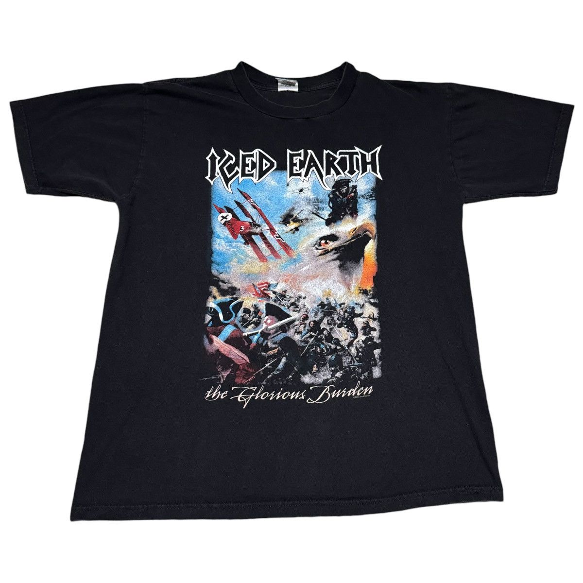 Band Tees 2004 VNTG Iced Earth The Glorious Burden Tour Shirt Adult L Size US L / EU 52-54 / 3 - 1 Thumbnail