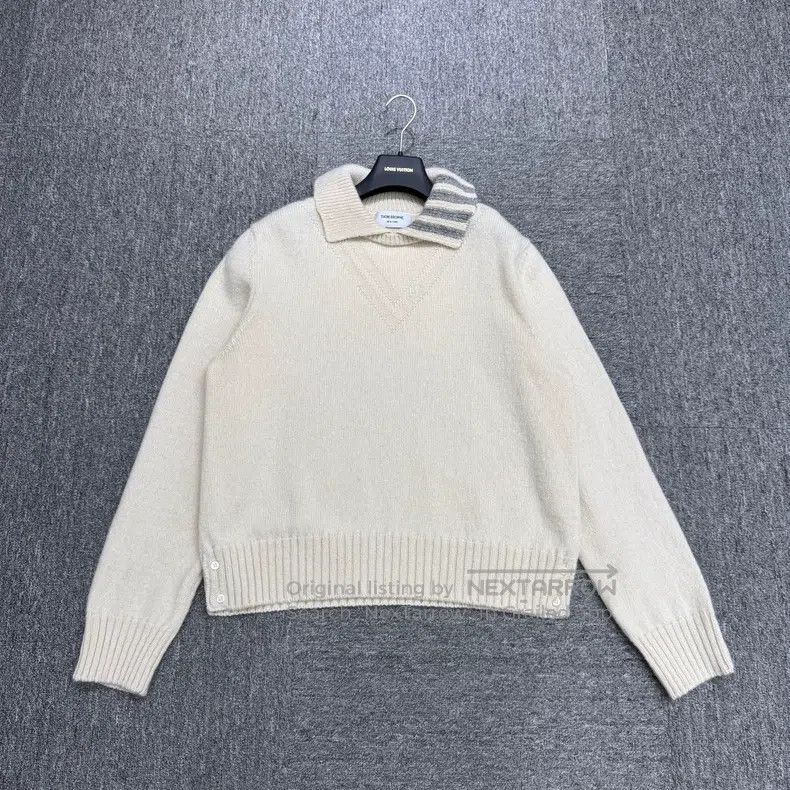 Thom Browne Thom Browne Wool and Mohair Knit Sweater Size US XL / EU 56 / 4 - 1 Thumbnail