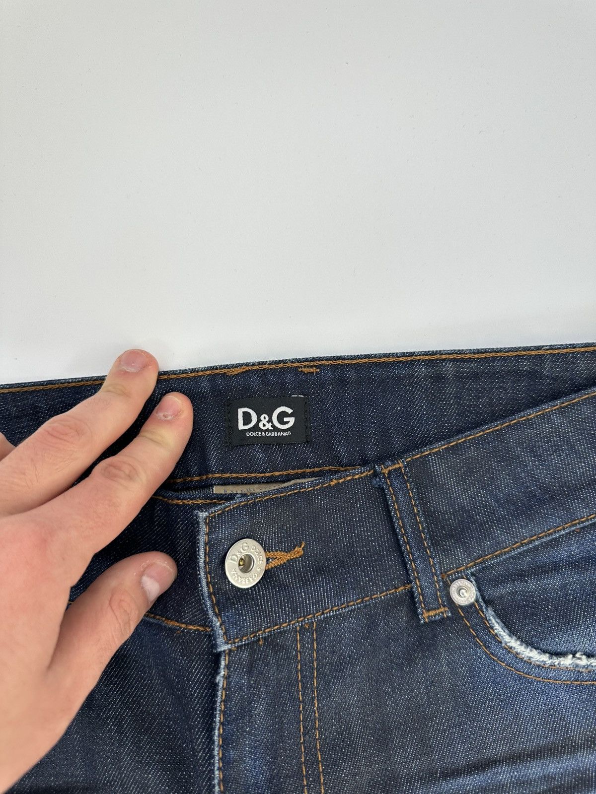 Dolce & Gabbana Flared Dolce&Gabbana Y2K Denim Jeans 26 Size Size 26" / US 2 / IT 38 - 15 Thumbnail