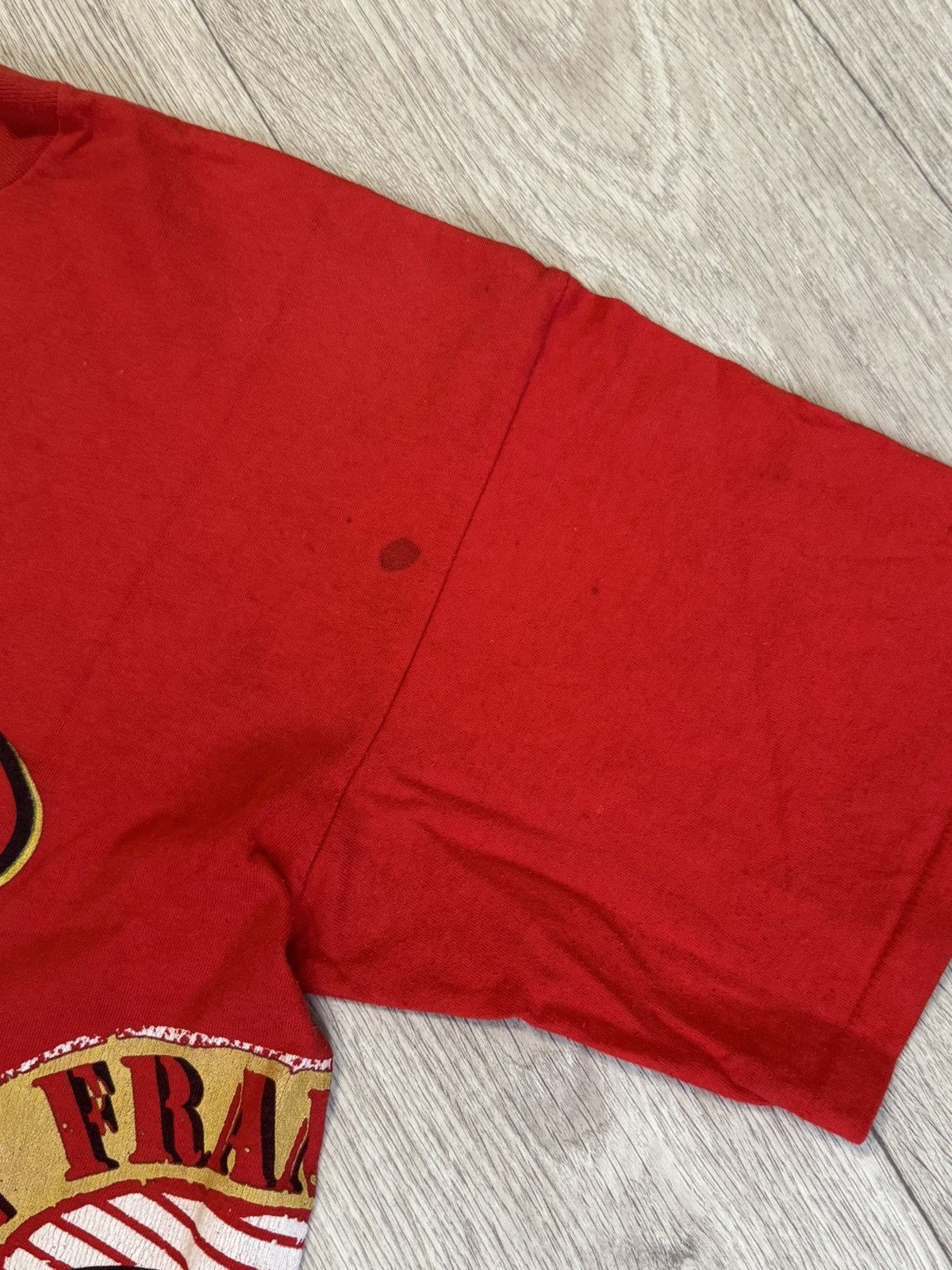 NFL 🔷Vintage NFL (Salem) San Francisco 49ers T-shirt 1991🔷 Size US L / EU 52-54 / 3 - 6 Thumbnail