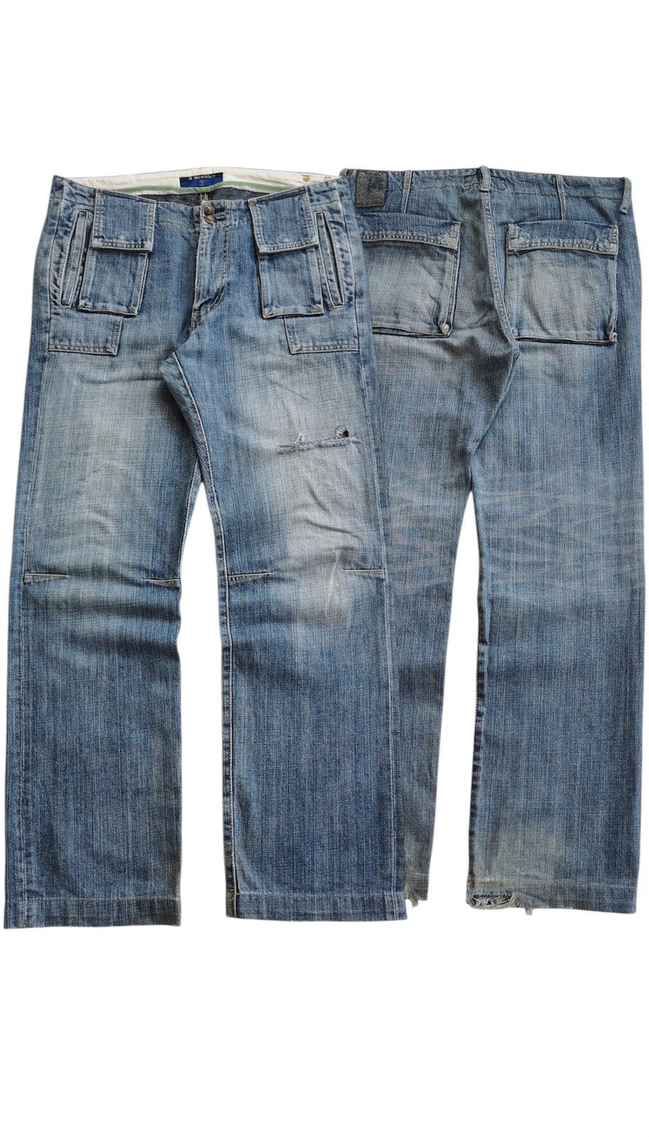 Paul Smith Thrashed Paul Smith Snap Multipocket Distressed Jeans Size US 34 / EU 50 - 1 Thumbnail