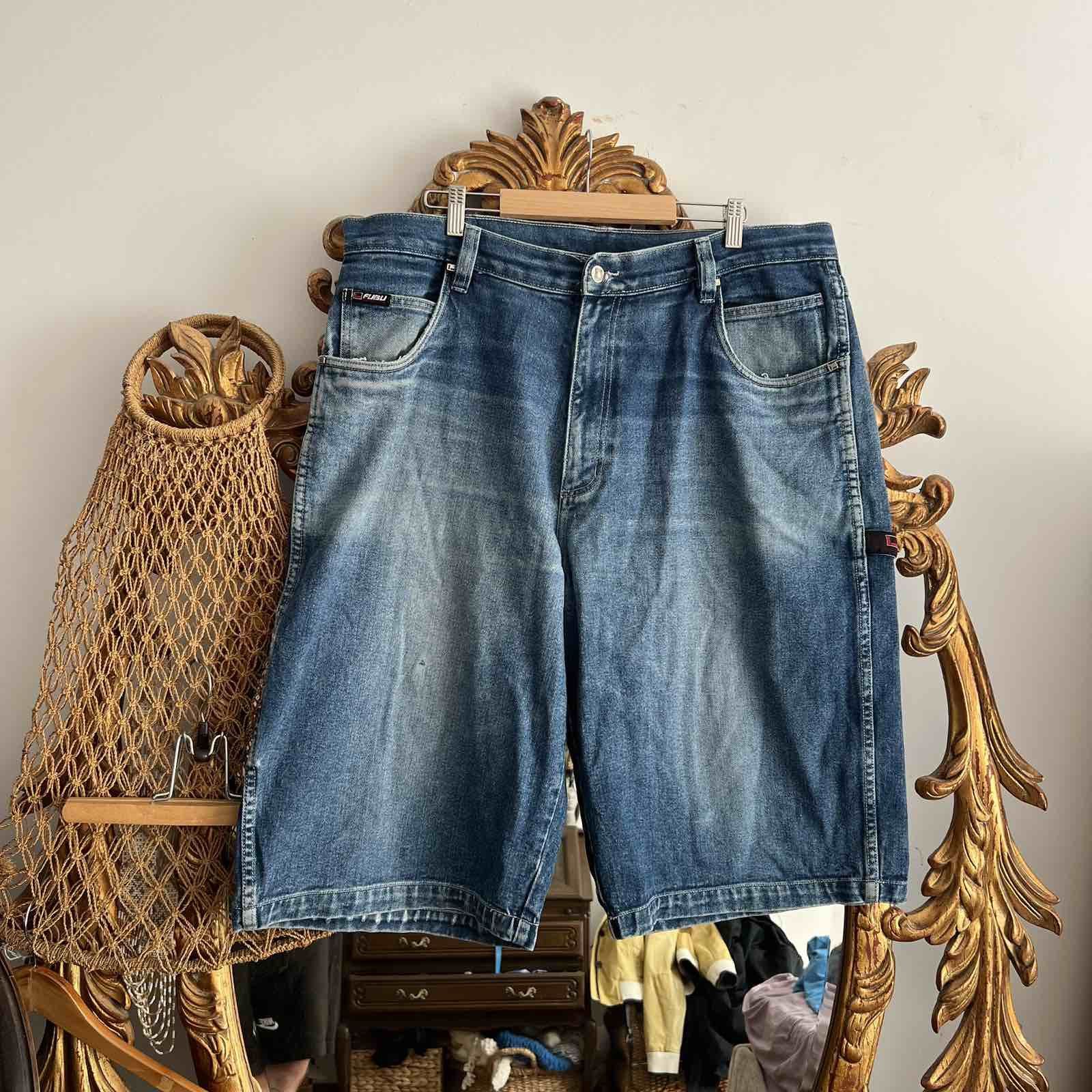 Fubu Vintage y2K Fubu super baggy wide leg shorts Size US 36 / EU 52 - 1 Thumbnail
