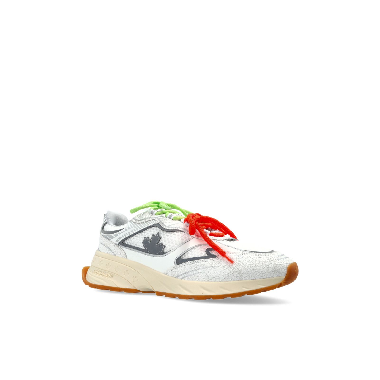 Dsquared2 DSQUARED2 Sprinter White Leather Sneakers New And Authentic Size US 11 / EU 44 - 2 Thumbnail