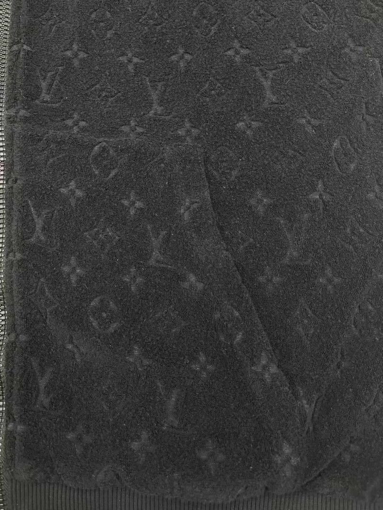 Louis Vuitton Louis Vuitton Black full print towel zipper jacket Size US S / EU 44-46 / 1 - 3 Thumbnail