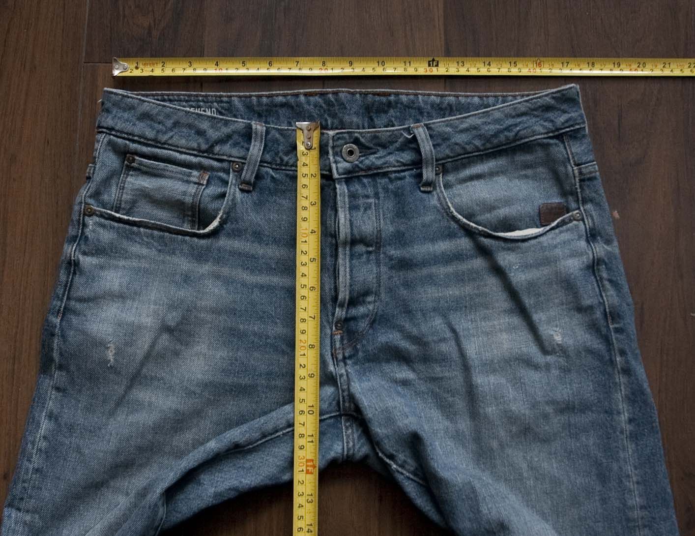 G-Star G Star Jeans Revend Straight Size 34x29.5 Blue Size US 34 / EU 50 - 6 Thumbnail