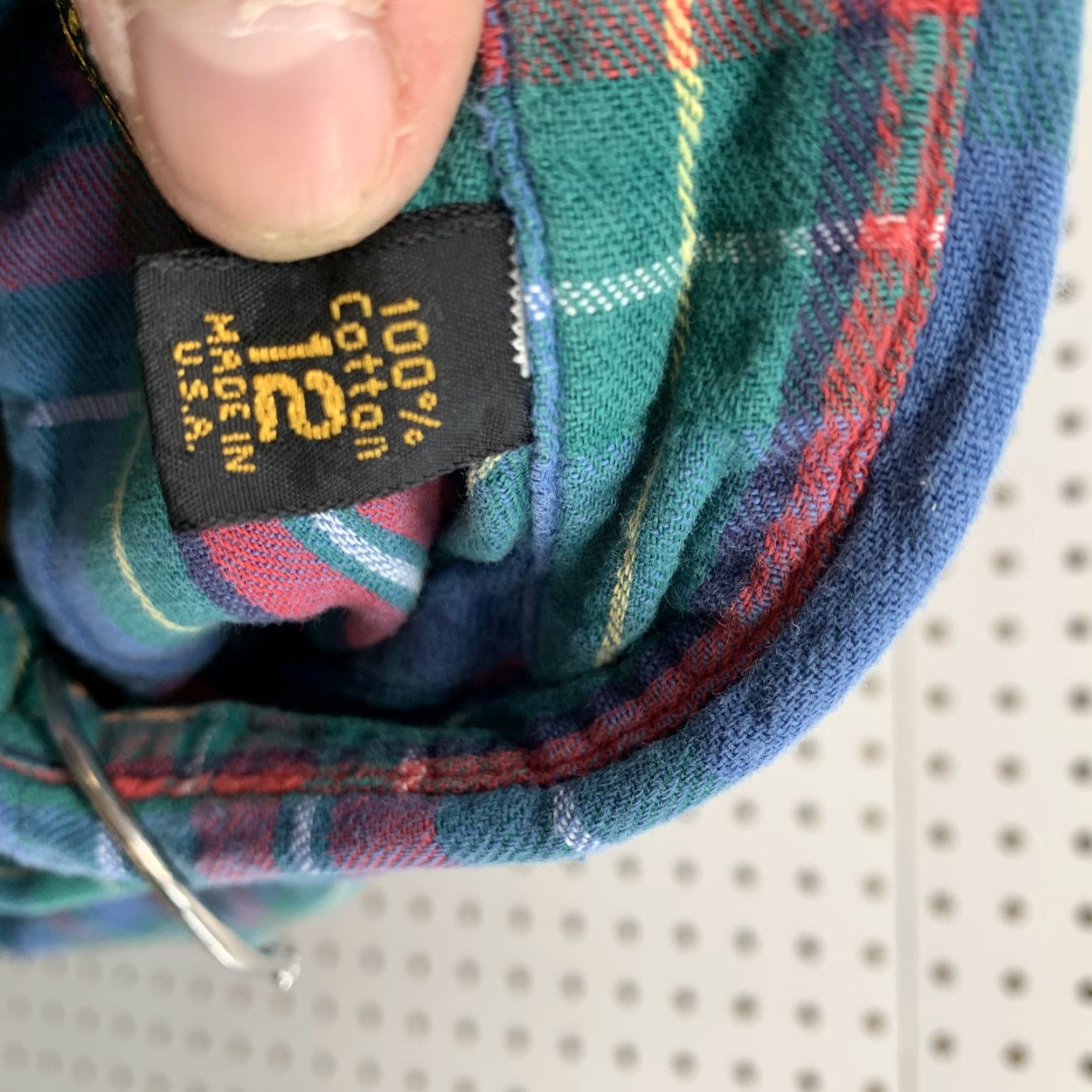 Eddie Bauer VTG Eddie Bauer Plaid Button-Up Shirt Women S 12 Blue Long Sleeve Cotton Made USA Ladies Shirt 90s Style Mens Women? Size XL / US 12-14 / IT 48-50 - 5 Thumbnail
