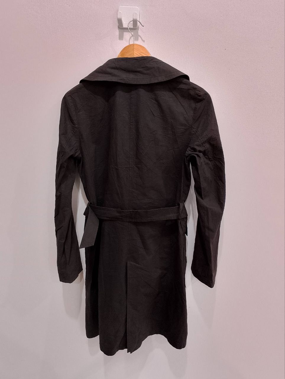 If Six Was Nine PLANET REMIX Made in Japan Black Trench Coats Size S / US 4 / IT 40 - 3 Thumbnail