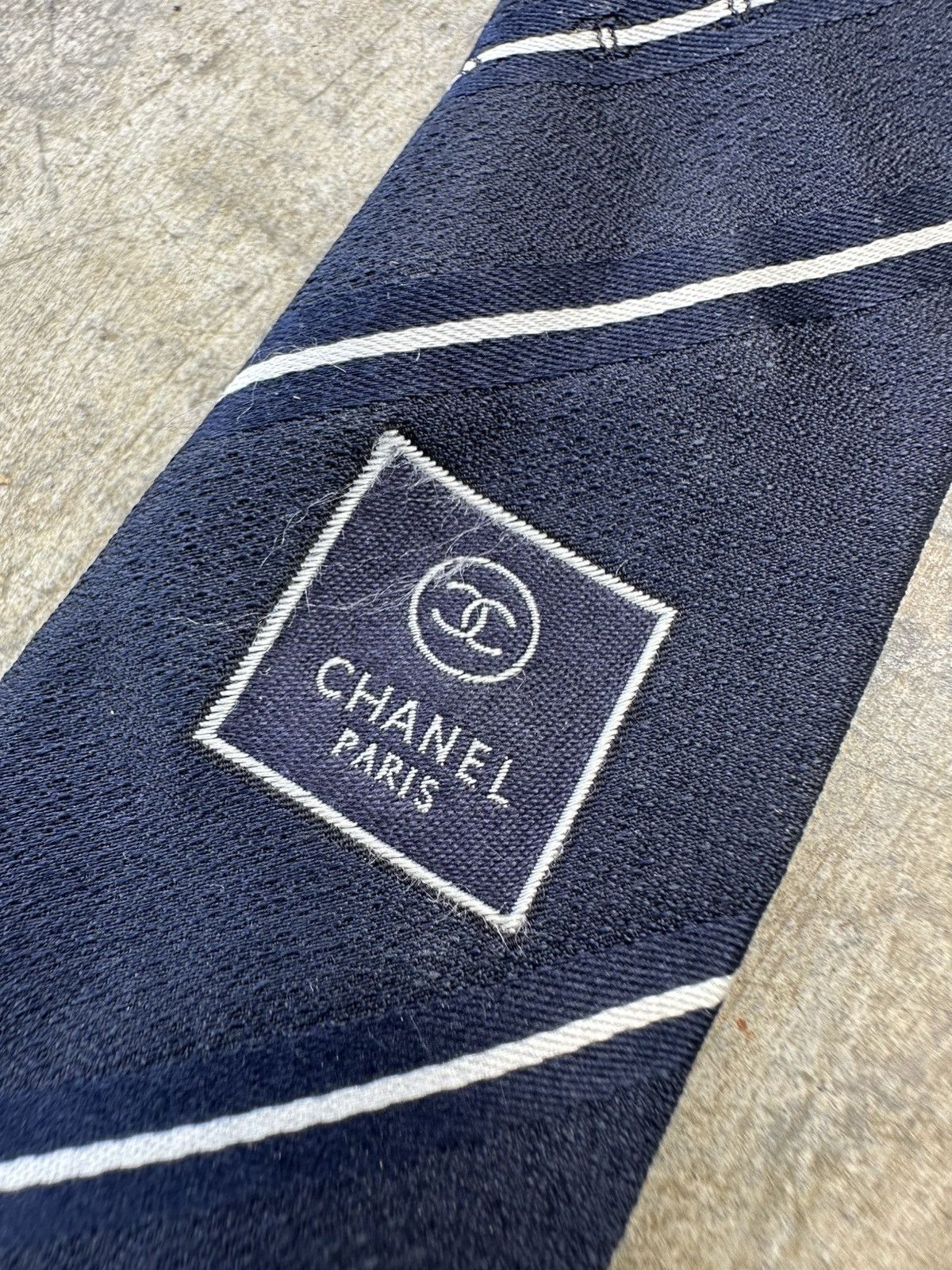 Chanel Chanel Diagonal CC Silk Tie Size ONE SIZE - 6 Thumbnail