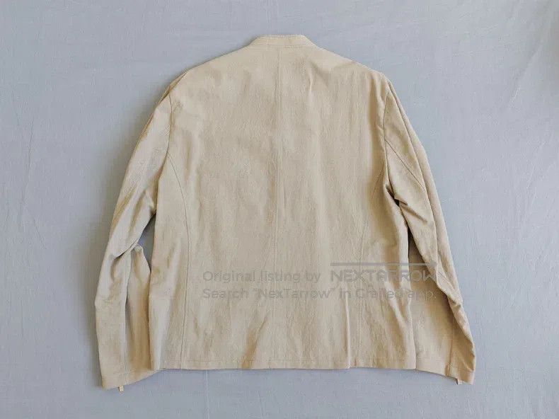 Hermes Hermes Jacket coat, khaki color, with zippered cuffs Size US L / EU 52-54 / 3 - 7 Thumbnail