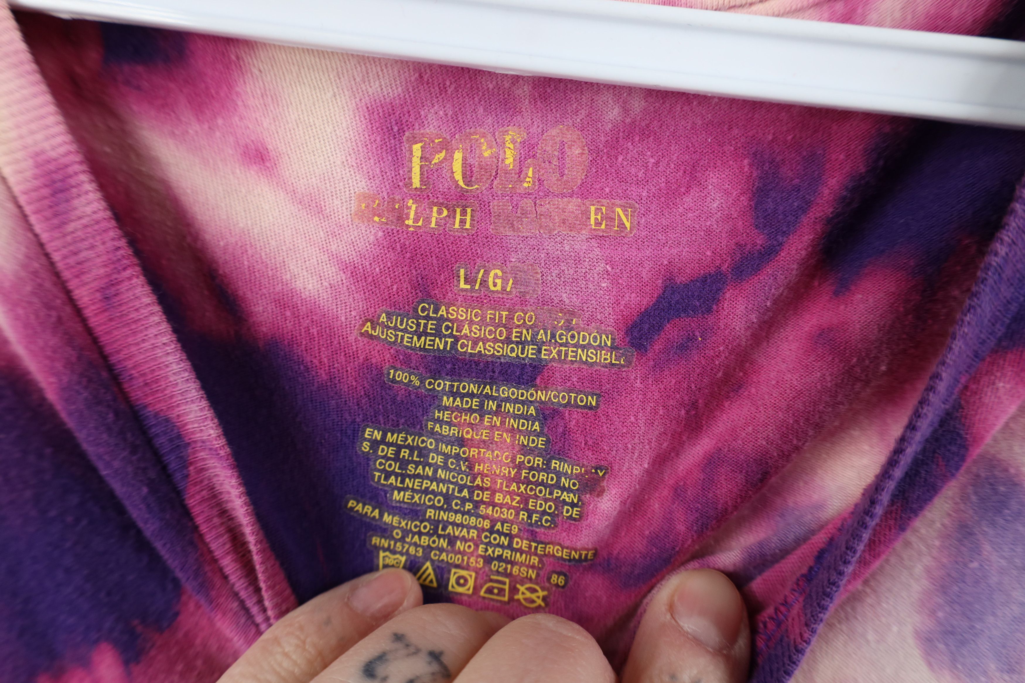 Polo Ralph Lauren Vintage Y2K Ralph Lauren Short Sleeve T-Shirt Purple Size US L / EU 52-54 / 3 - 7 Thumbnail