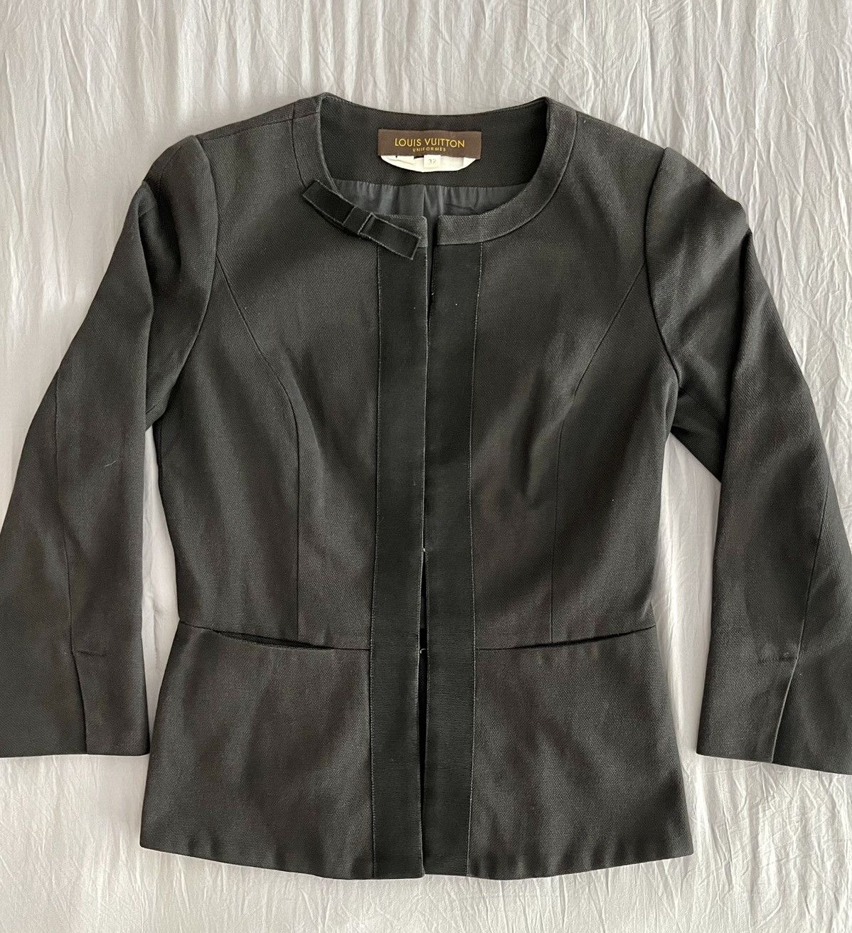 image of Louis Vuitton Uniforms Black Jacket Blazer Size Eur 40 Us 4, Women's