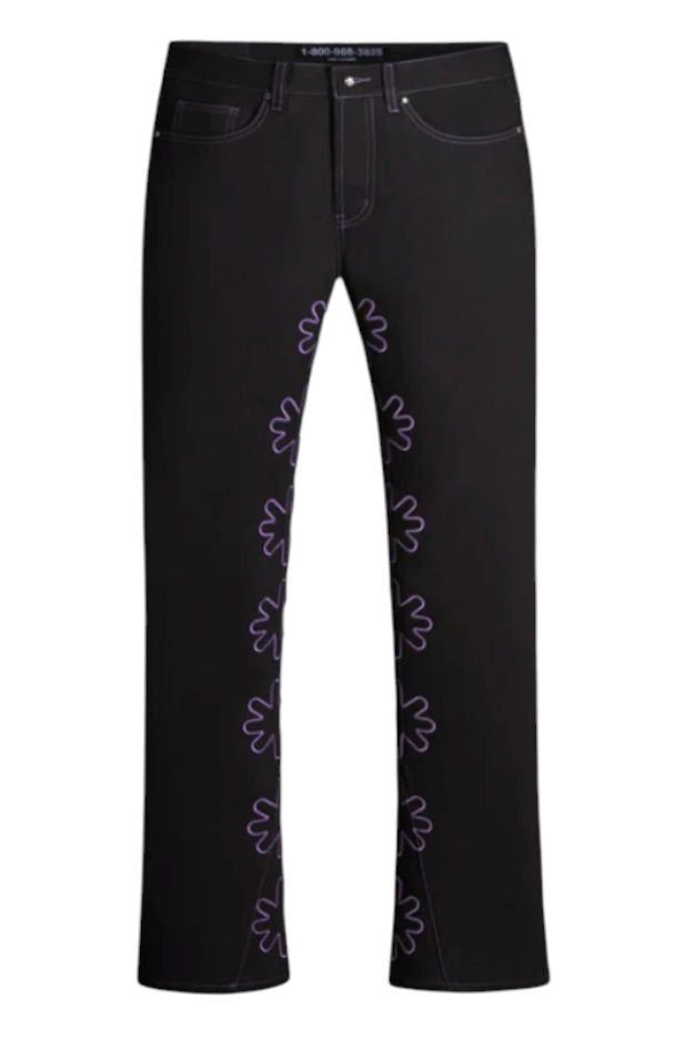LOSTSHDWS Lost Shdws Purple Outline Denim Size US 28 / EU 44 - 1 Preview