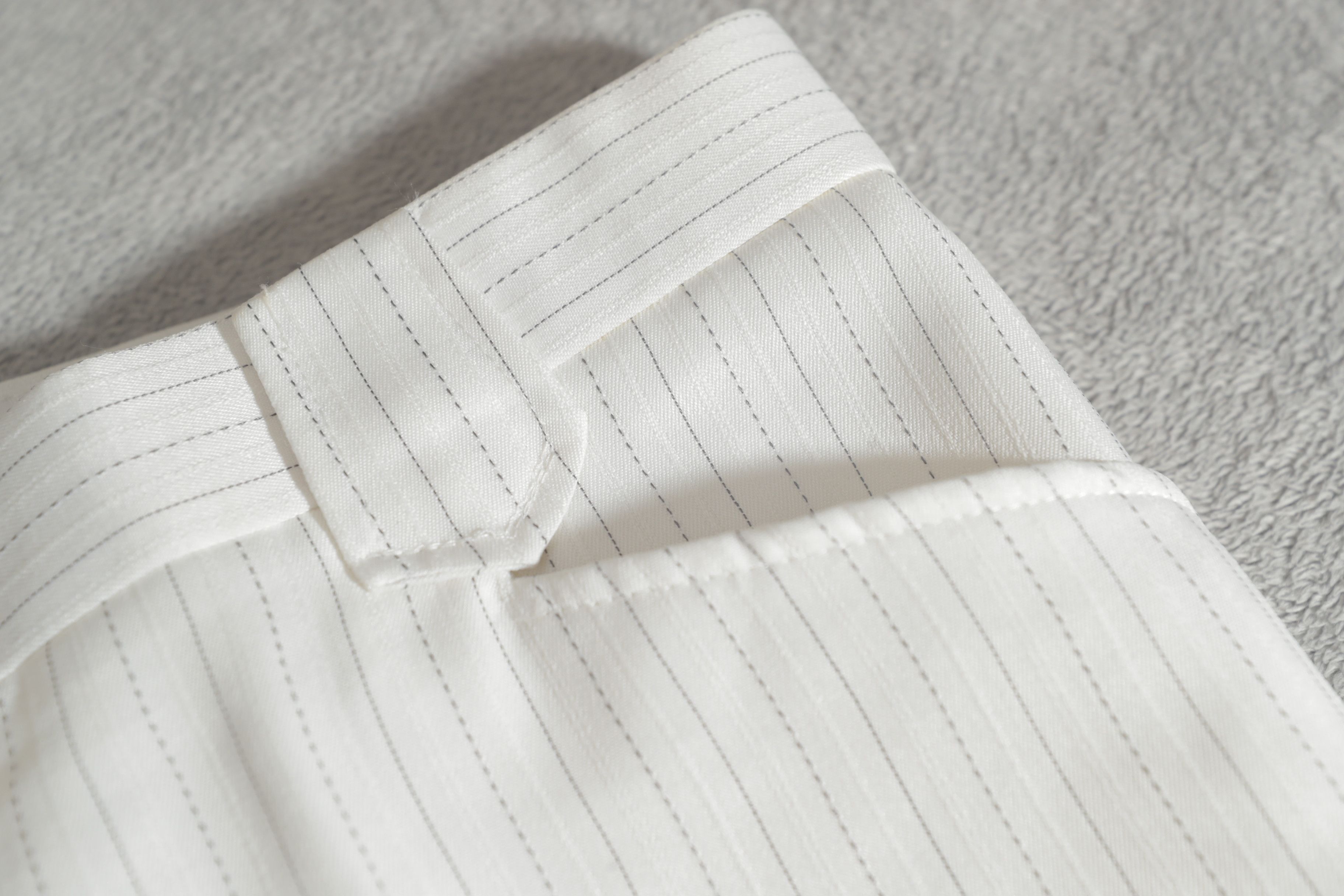 Vintage Meztizos Vintage White Striped Dress Pants (34) Size US 34 / EU 50 - 6 Thumbnail