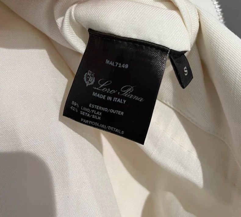 Loro Piana LORO PIANA Solid color zipper stand collar long sleeve jac Size US S / EU 44-46 / 1 - 8 Thumbnail