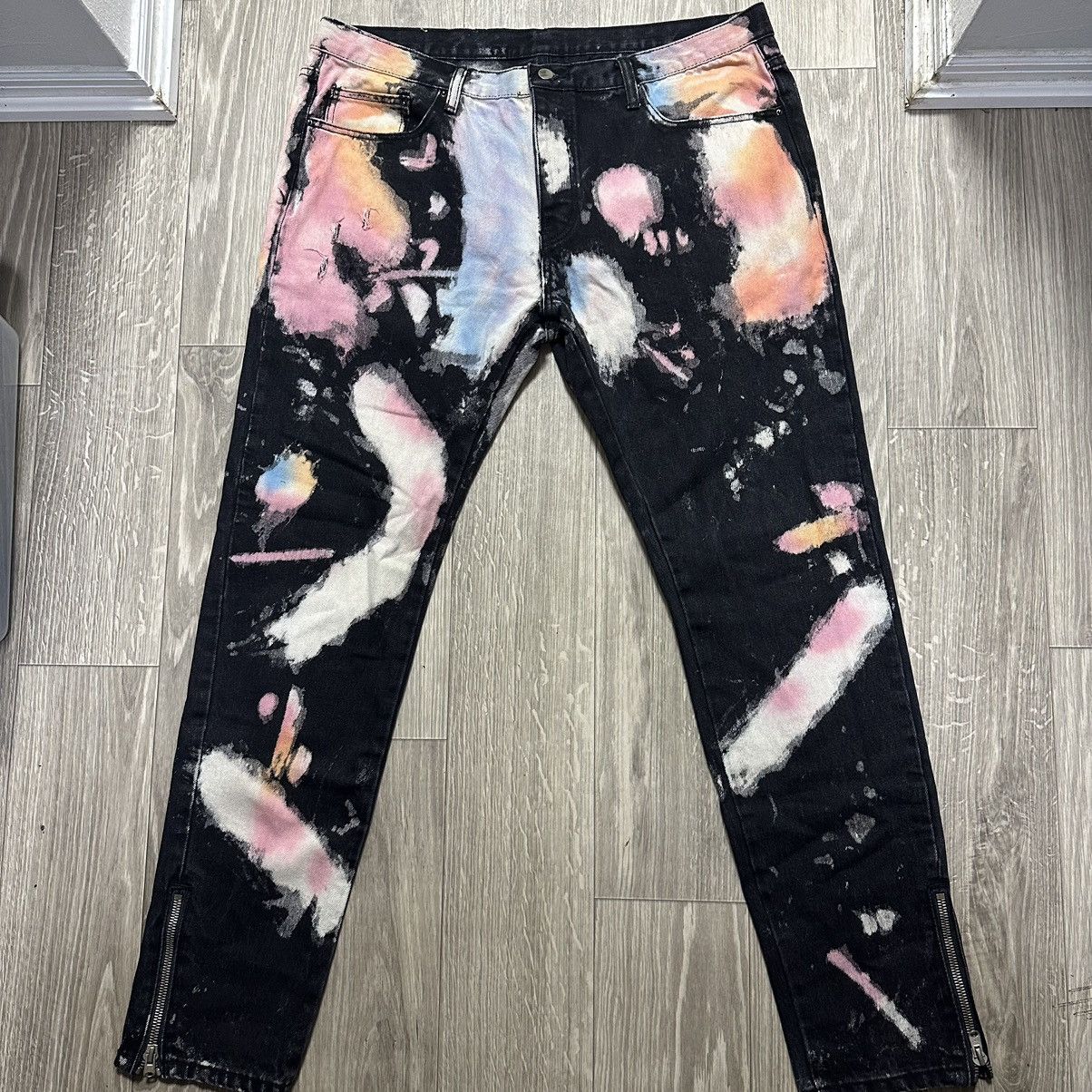 MNML Splatter Paint MNML Black Jeans Size US 40 / EU 56 - 5 Thumbnail