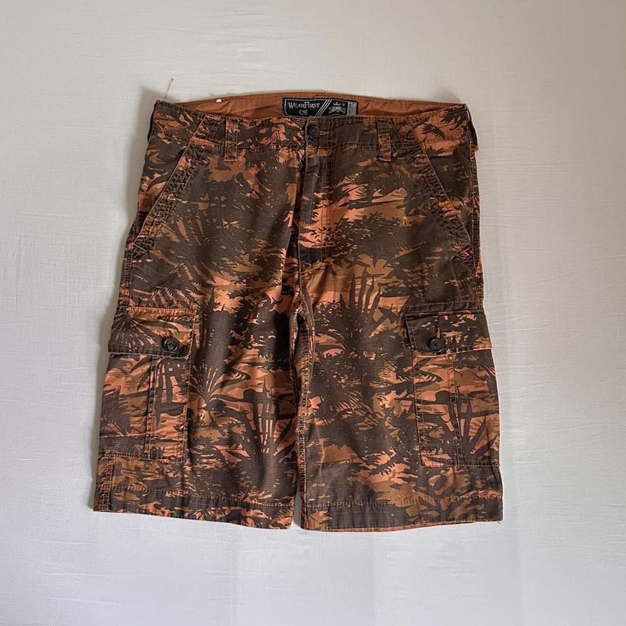 Carhartt WearFirst Vintage 90s Super Sick Dry Camouflage Shorts Size US 36 / EU 52 - 1 Thumbnail