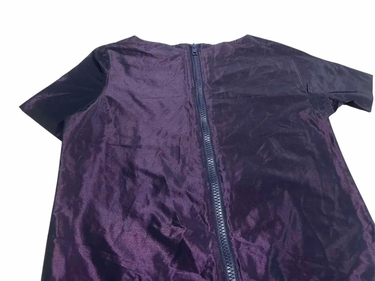 Designer × Japanese Brand × Sacai ♟️ Rare Sacai Silk Wool Asymmetrical Dress Size M / US 6-8 / IT 42-44 - 9 Thumbnail