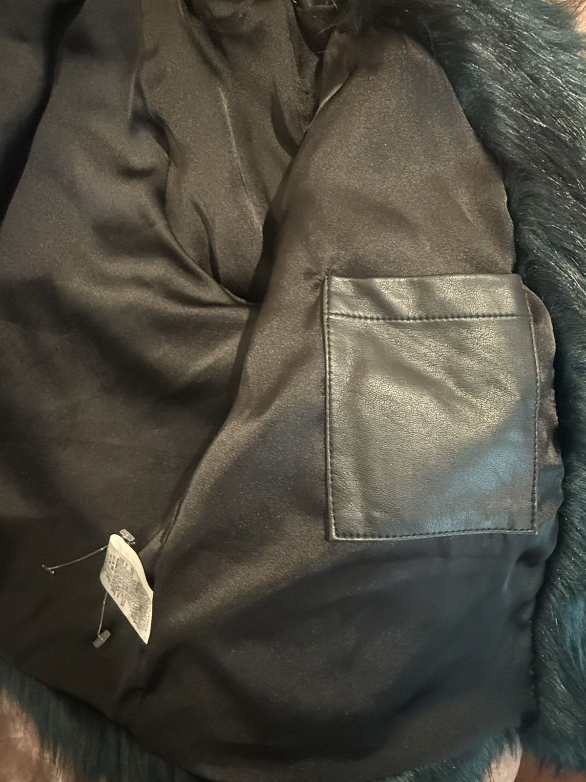 Free People free people faux fur Dark green coat Size XS / US 0-2 / IT 36-38 - 5 Thumbnail