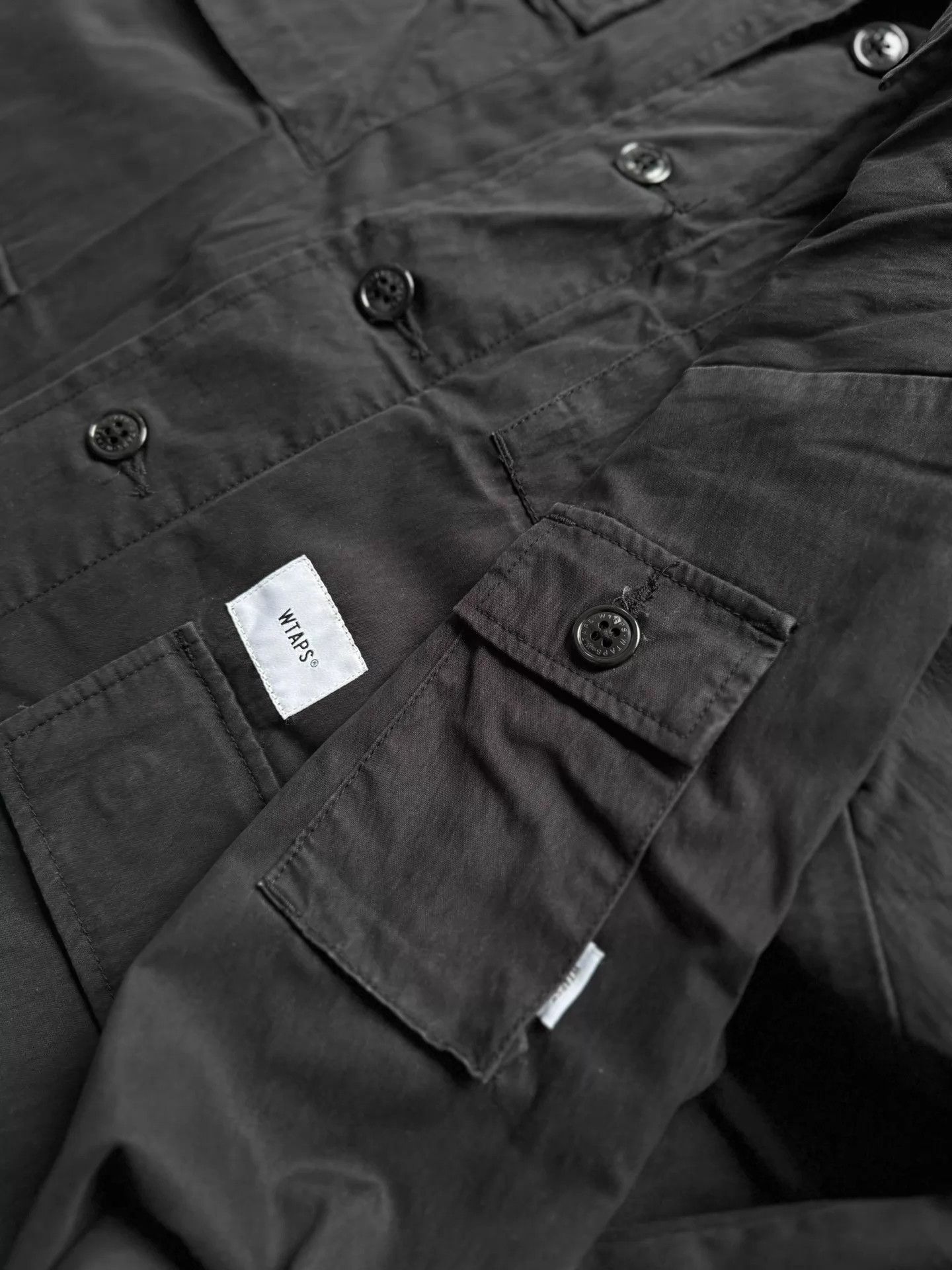 Wtaps WTAPS 19SS JUNGLE LS01 4pkt blk M Shirt Jacket Size US M / EU 48-50 / 2 - 6 Thumbnail
