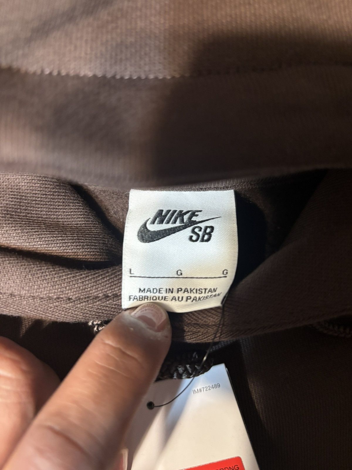 Nike NIKE SB JARRITOS HOODIE ‘BROWN’ Size US L / EU 52-54 / 3 - 3 Thumbnail