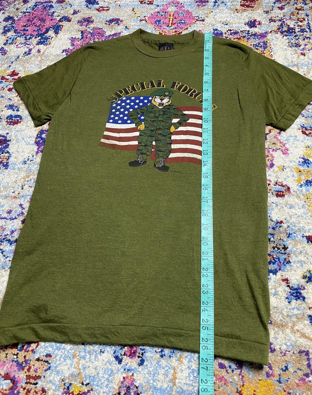 Other × Vintage Vintage United States Army corps Tiger Special Force T Shirt Size US M / EU 48-50 / 2 - 8 Thumbnail