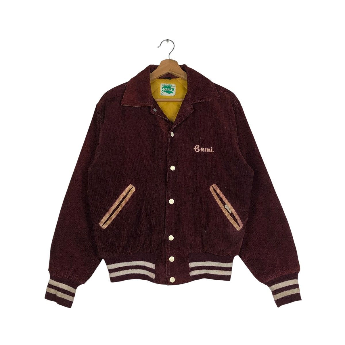 Vintage 🔥VINTAGE JUMPER CORDUROY BOMBER JACKET MAPLE MADE IN USA Size US S / EU 44-46 / 1 - 3 Thumbnail