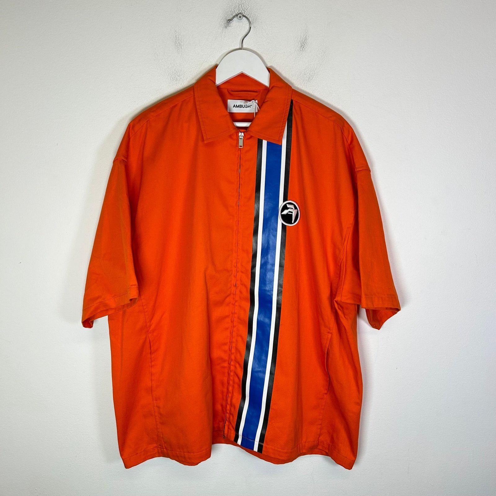 Ambush Design Ambush Striped Zipped Oversized Shirt Size US L / EU 52-54 / 3 - 1 Thumbnail