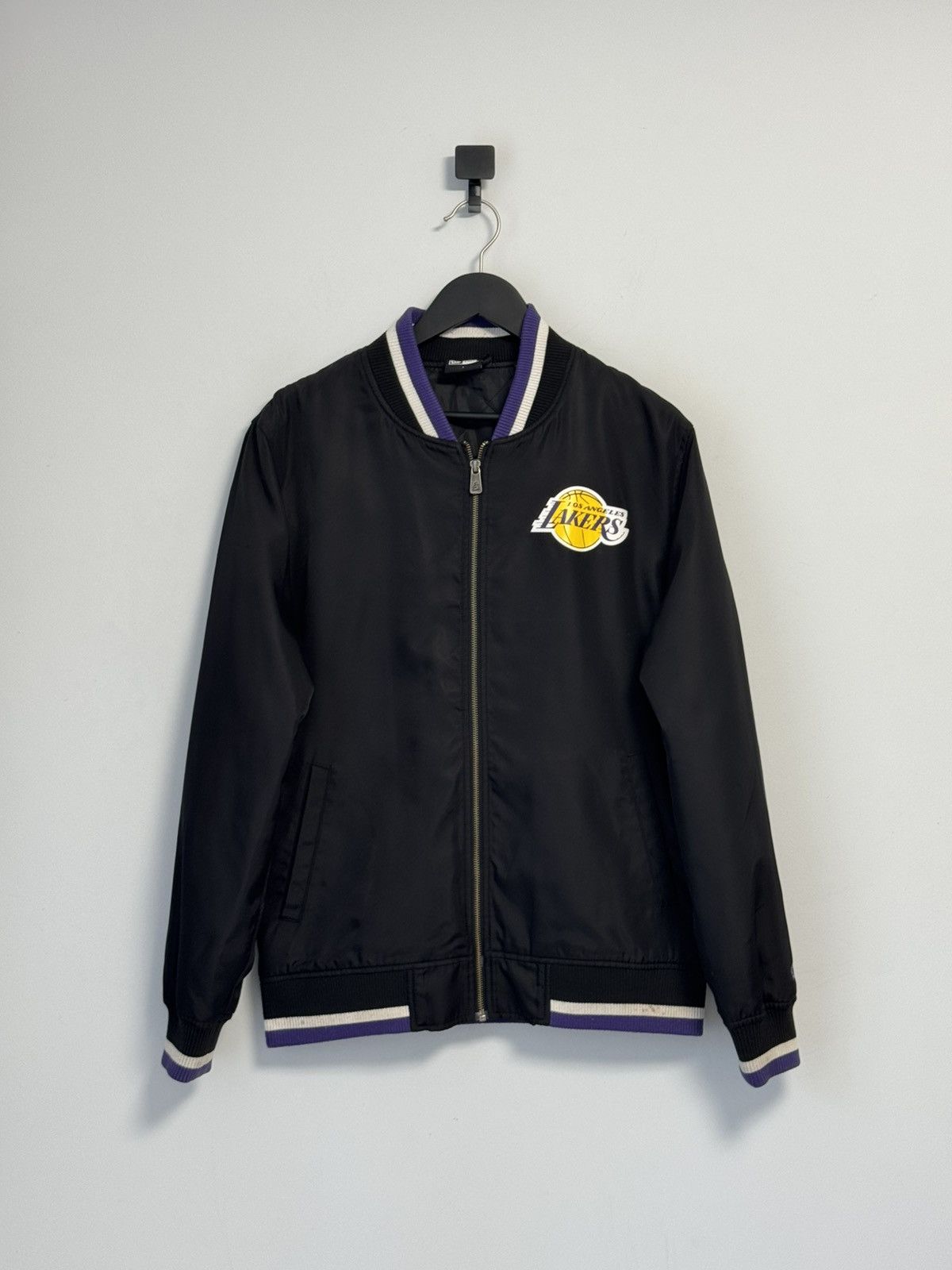 NBA NBA Los Angeles Lakers Bomber Jacket Black Purple Varsity Size US L / EU 52-54 / 3 - 1 Thumbnail
