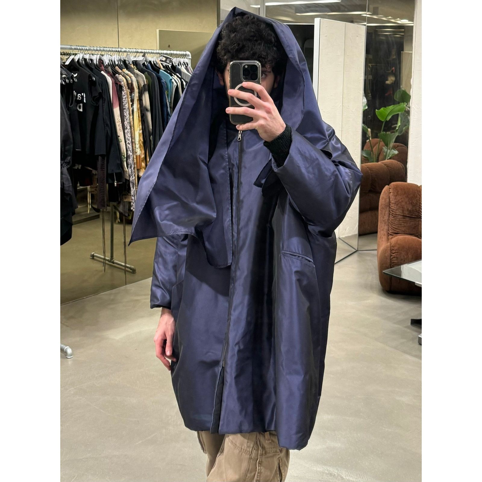 Dolce & Gabbana A/W 1991 Dolce & Gabbana iridescent oversized coat Size ONE SIZE - 2 Thumbnail