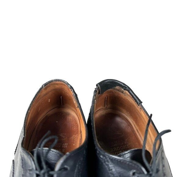 Brooks Brothers Brooks Brothers Peal & Co Made in England Black Leather Oxfo Size US 10 / EU 43 - 5 Thumbnail