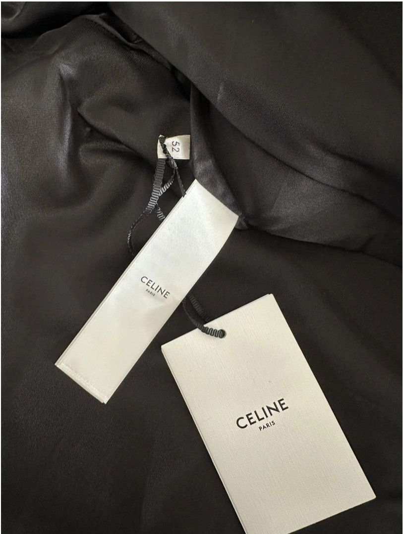 Celine Teddy Satin Varsity Jacket Size US L / EU 52-54 / 3 - 5 Thumbnail