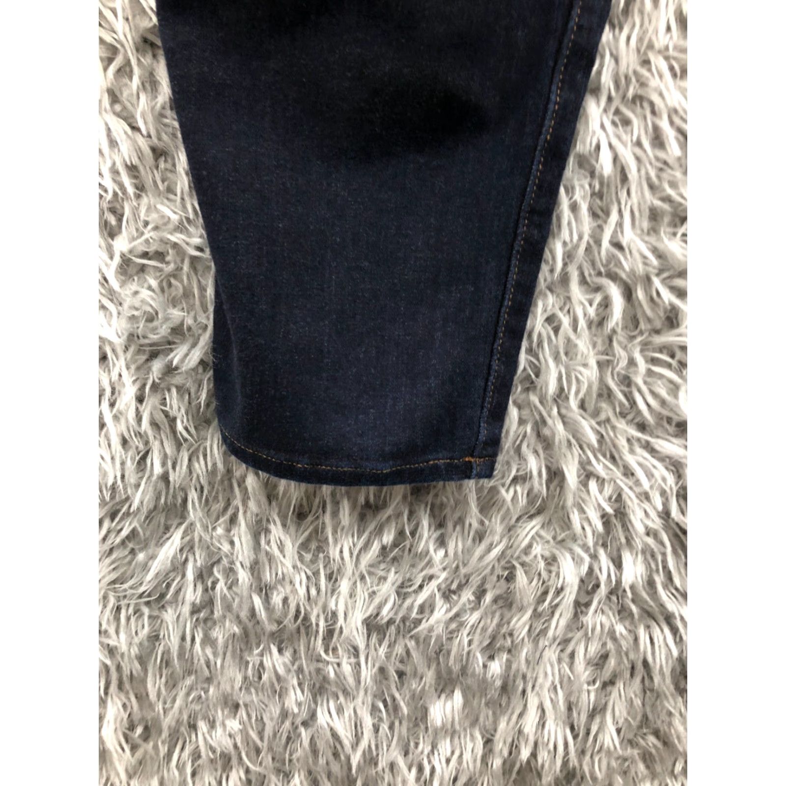 Lands' End Lands' End Jeans Skinny 10 Womens Dark Blue Wash Capris? Size 32" / US 10 / IT 46 - 7 Thumbnail