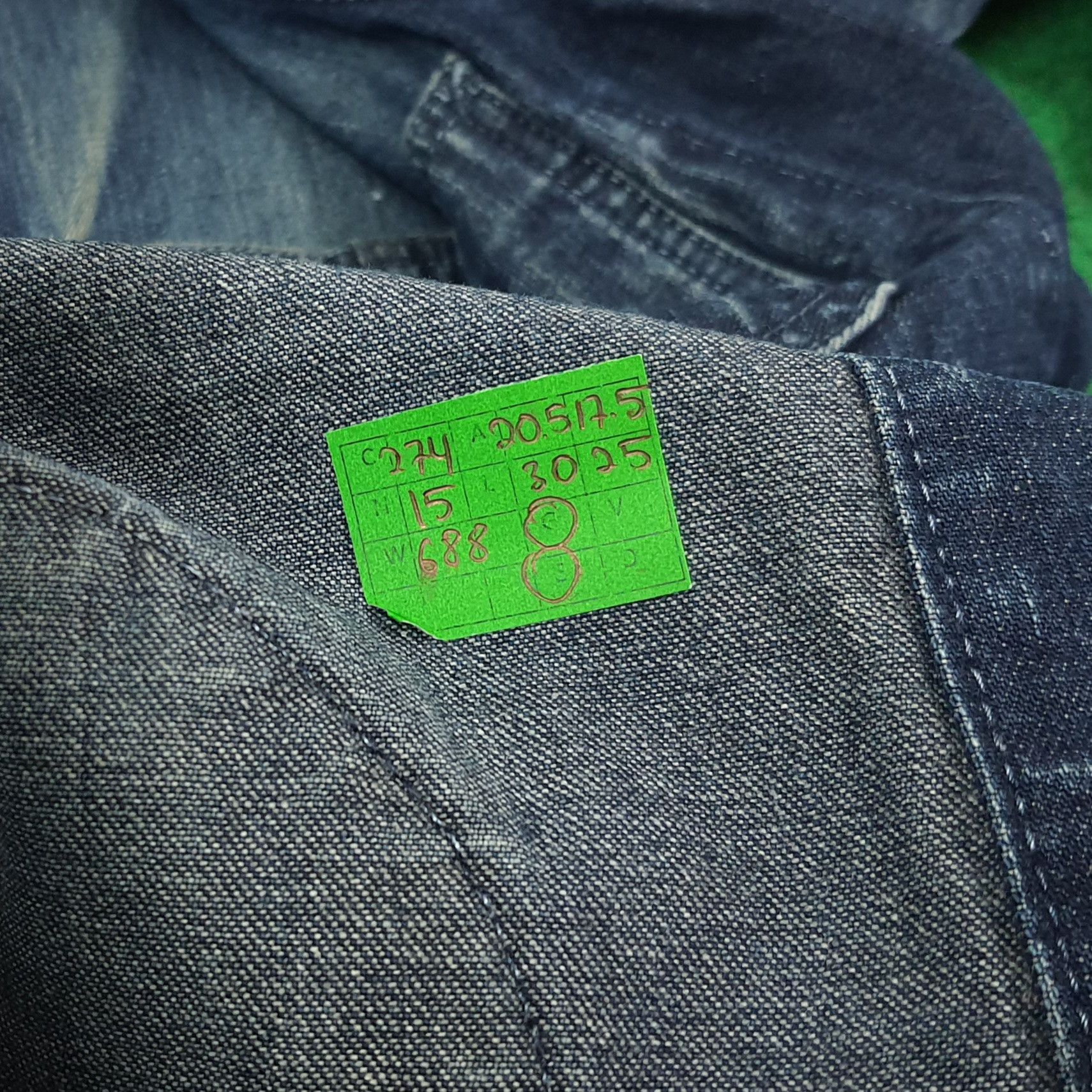 RRL Ralph Lauren Vintage RRL Ralph Lauren Denim Chore Jacket C274N15 Size US S / EU 44-46 / 1 - 9 Thumbnail