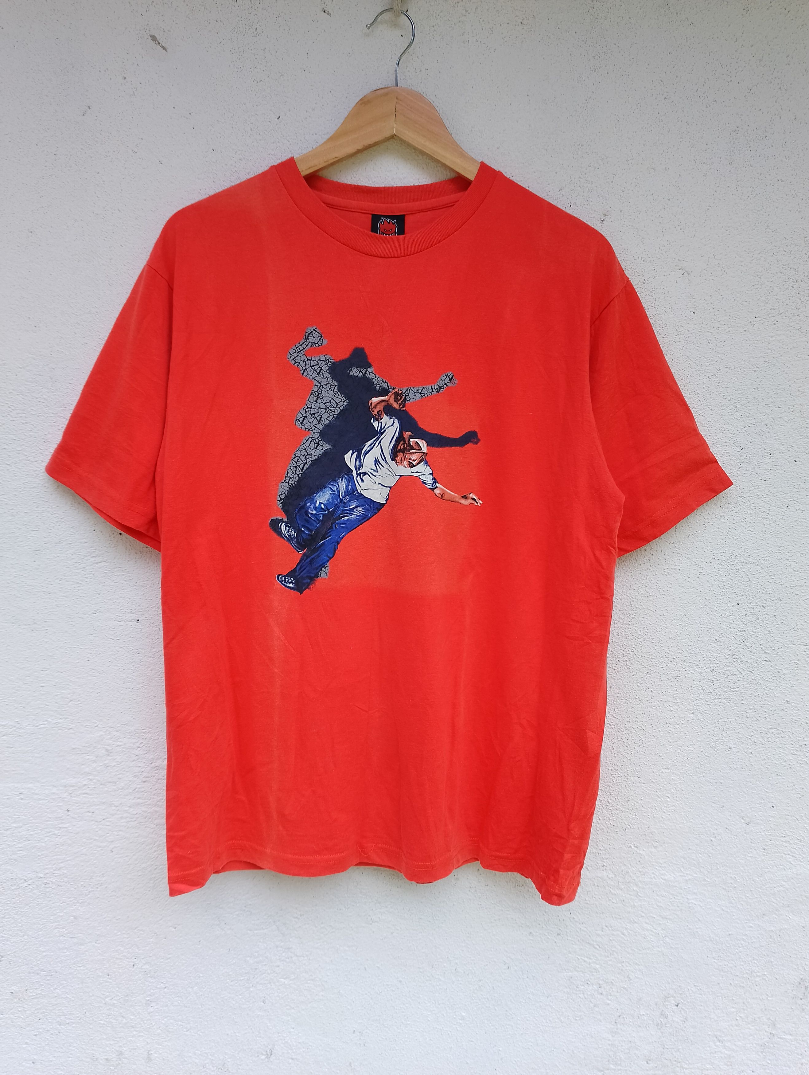 Spitfire × Welcome Skateboards Vintage Splitfire Three Move Skateboard Tee Size US L / EU 52-54 / 3 - 1 Thumbnail