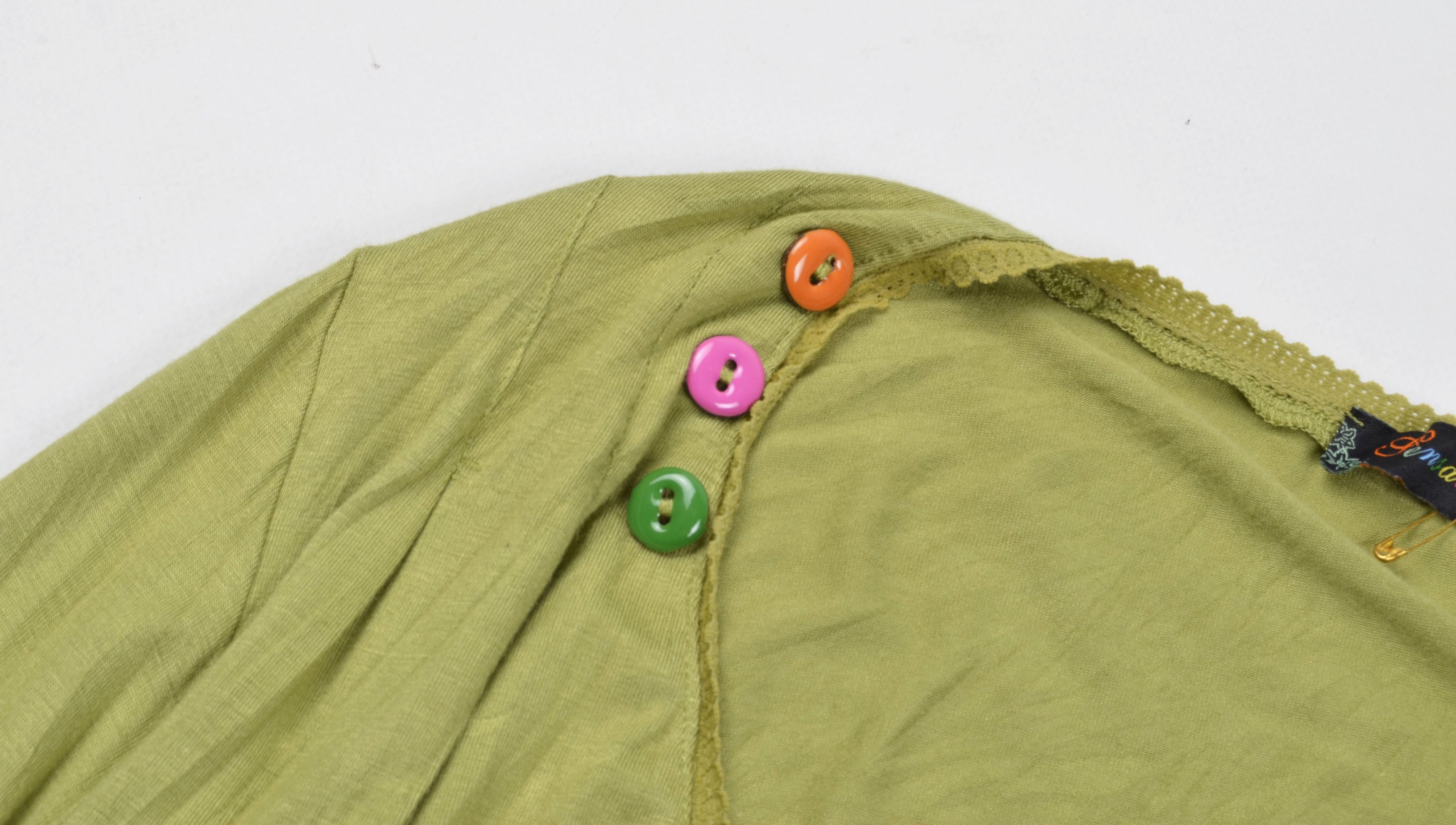 Designer × Vintage Sensation pour Elle Y2K Boho Cropped Long Sleeve Top Bolero Size S / US 4 / IT 40 - 7 Thumbnail