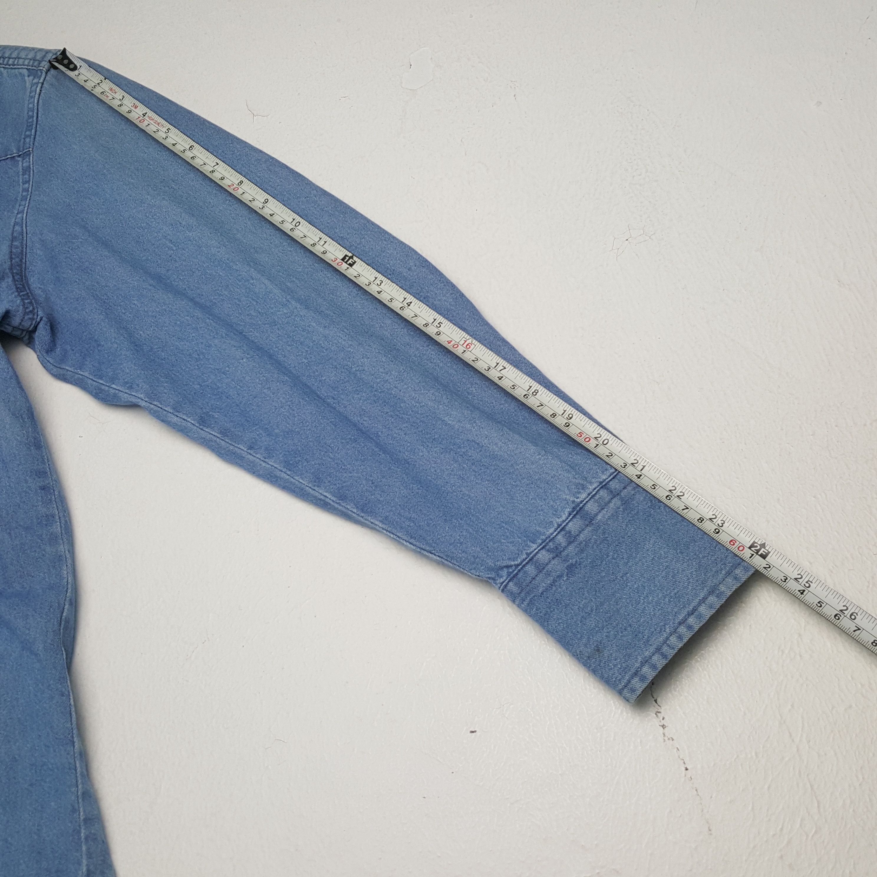 Vintage × Wrangler Vintage WRANGLER American Classic Style Denim Shirts Size US L / EU 52-54 / 3 - 5 Thumbnail