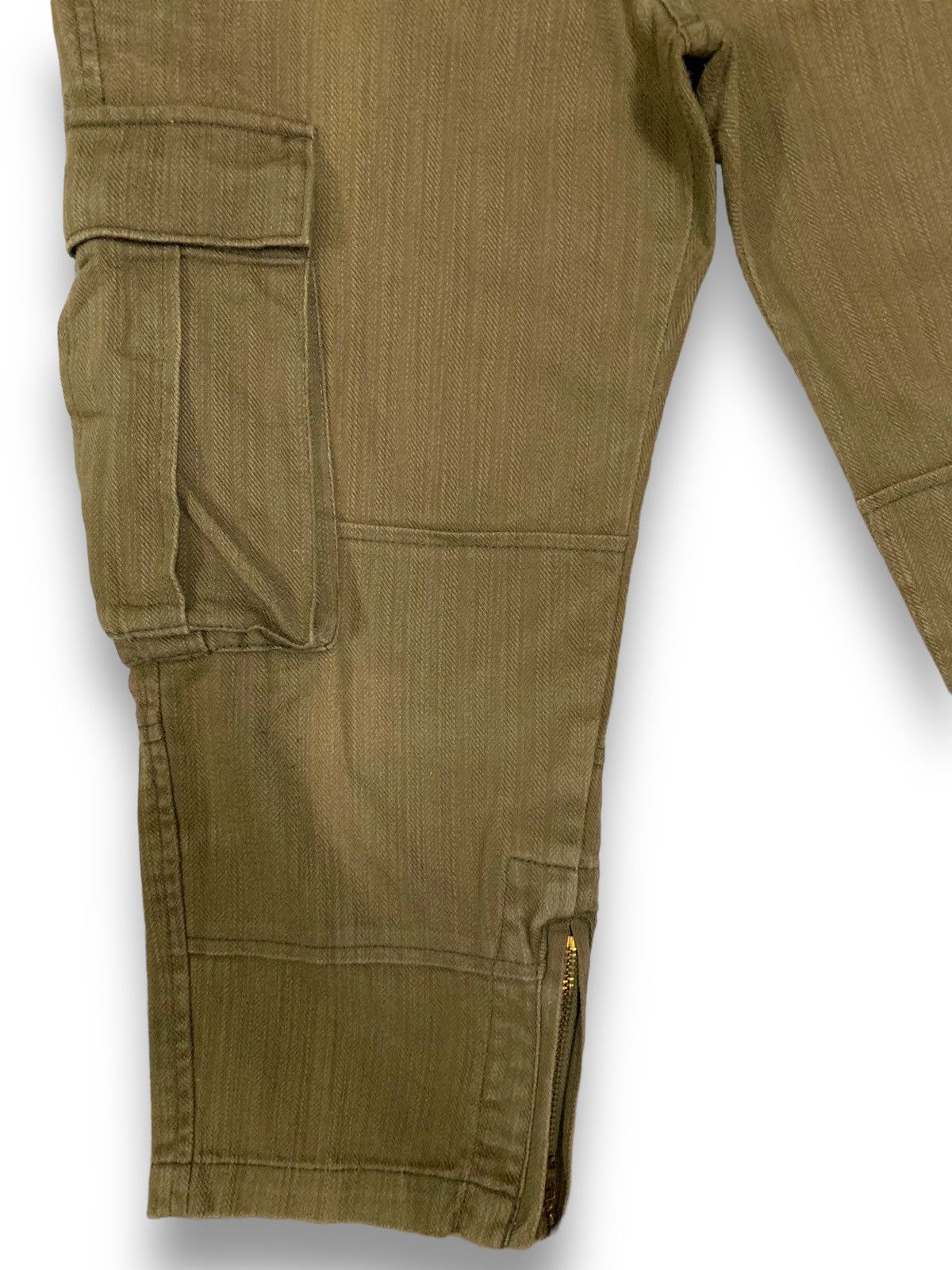Takeo Kikuchi Vintage Takeo Kikuchi Multi-pockets Tactical 3/4 Cargo Jeans Size US 32 / EU 48 - 7 Thumbnail