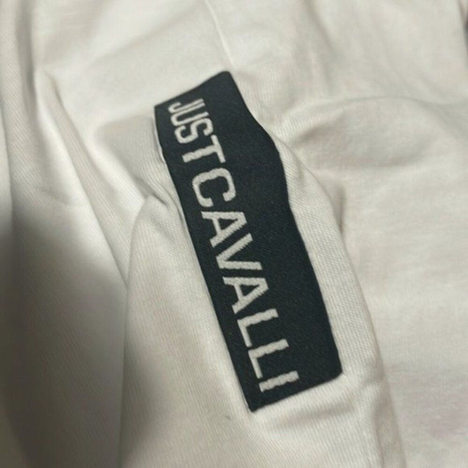 Just Cavalli Just Cavalli Riders print short sleeve T shirt white XL Size XL / US 12-14 / IT 48-50 - 8 Thumbnail