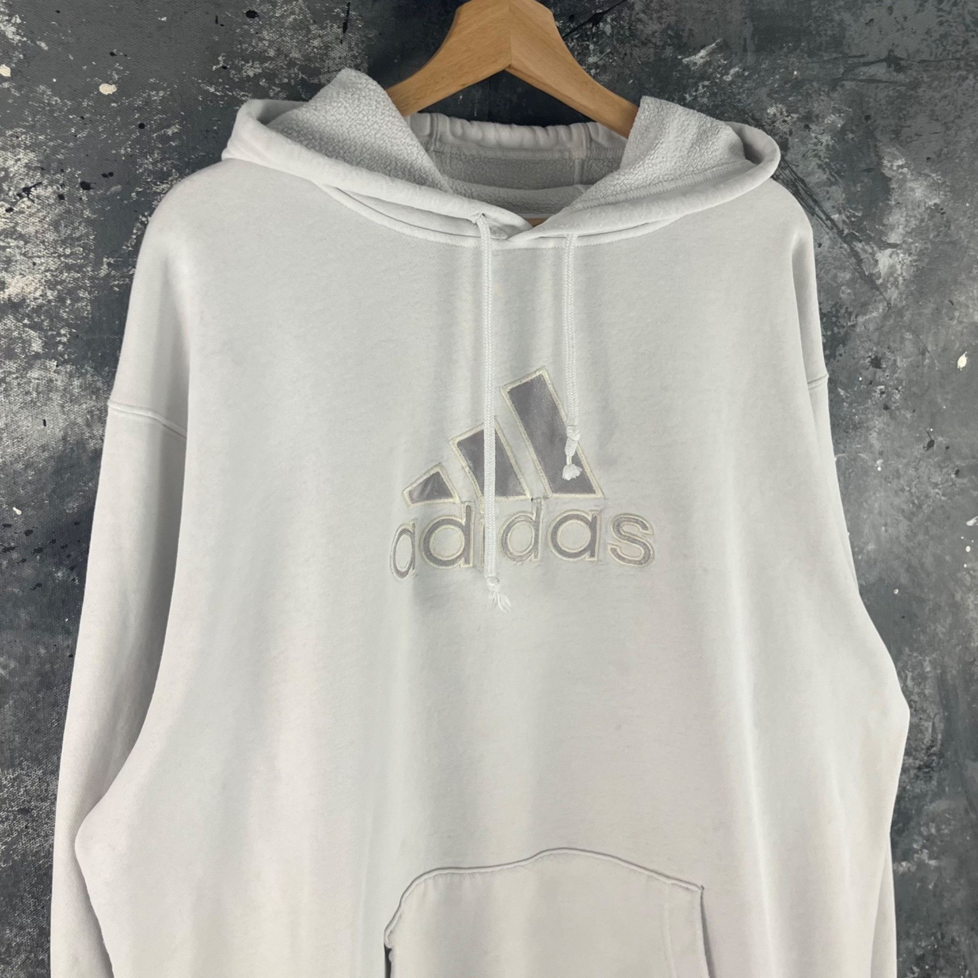Adidas × Vintage Vintage 90’s Adidas hoodie Size US L / EU 52-54 / 3 - 2 Thumbnail