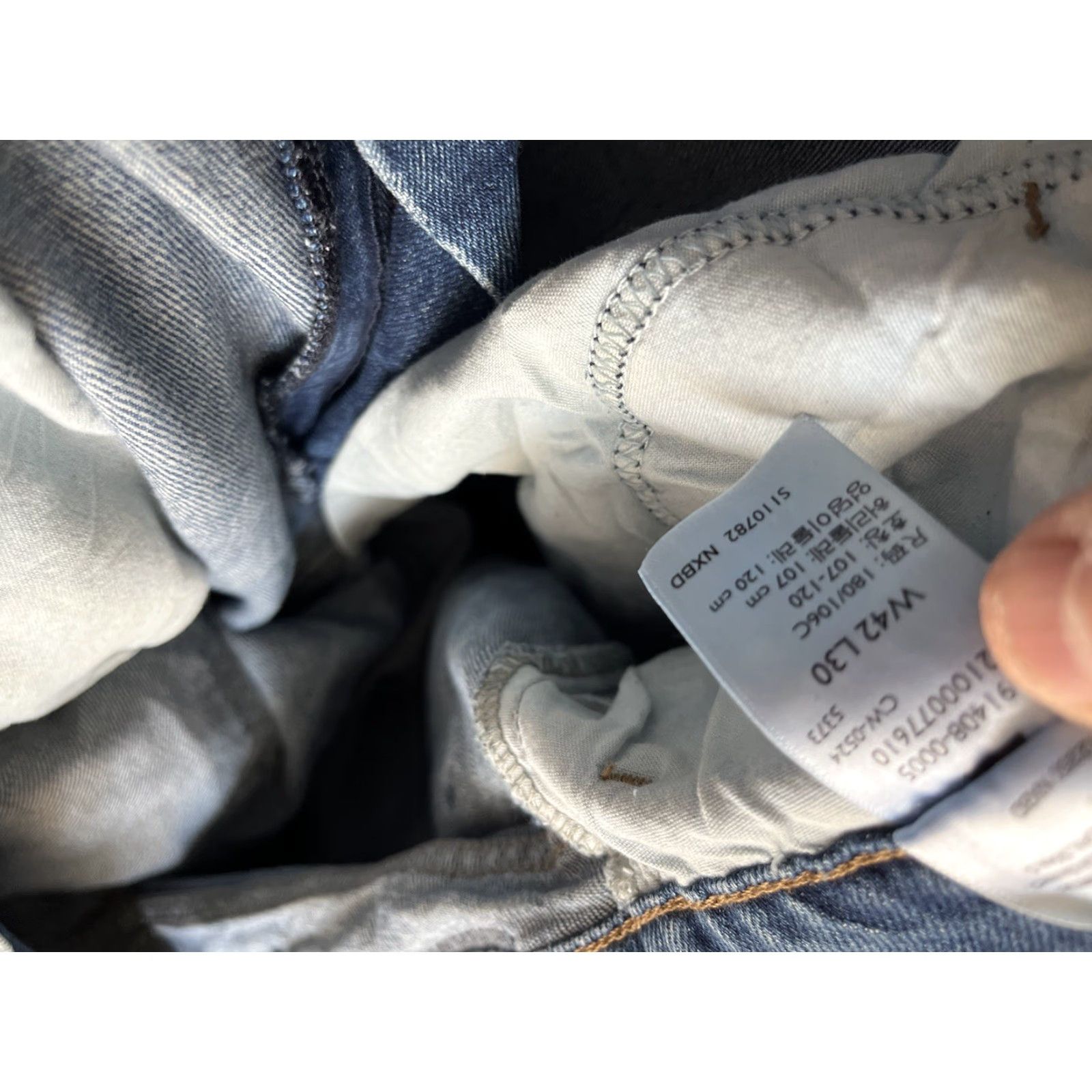 Vintage Signature by Levi Strauss & Co. Jeans Mens Size 42x30 Relaxed Fit Blue Size US 42 / EU 58 - 6 Thumbnail