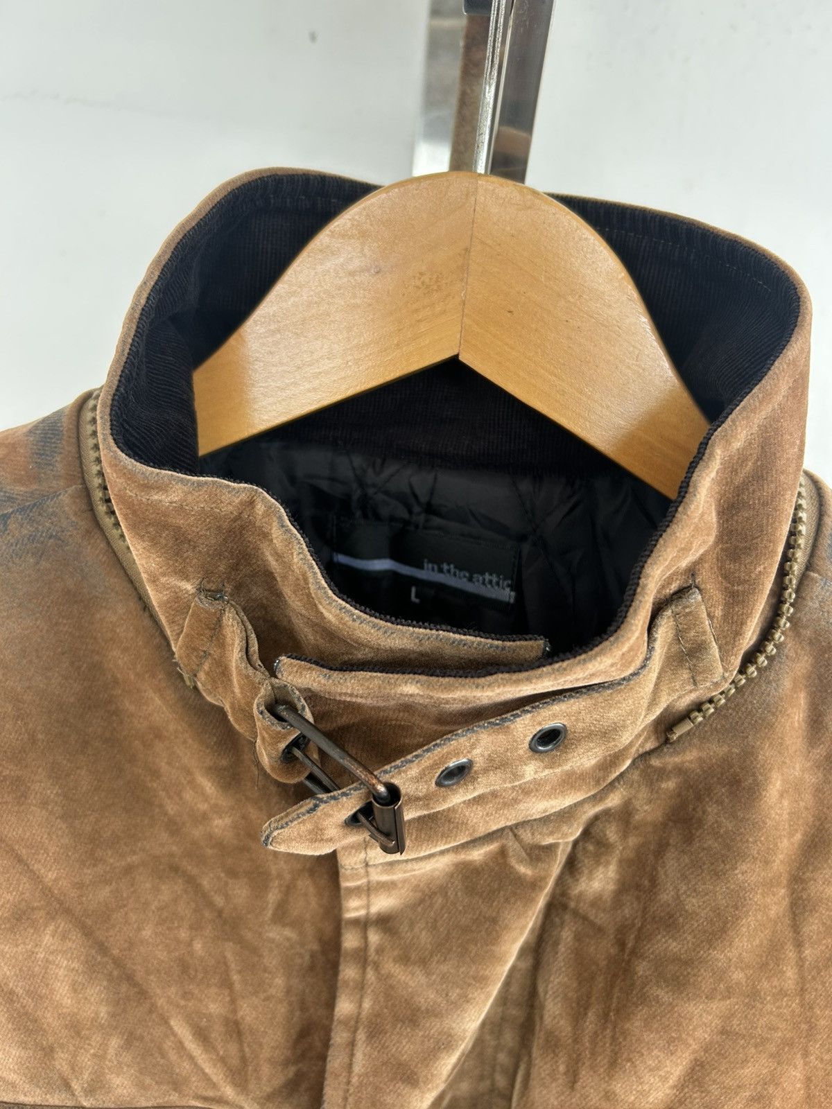 In The Attic Intheattic Vintage Suede Brown Winter Jacket Size US L / EU 52-54 / 3 - 7 Thumbnail