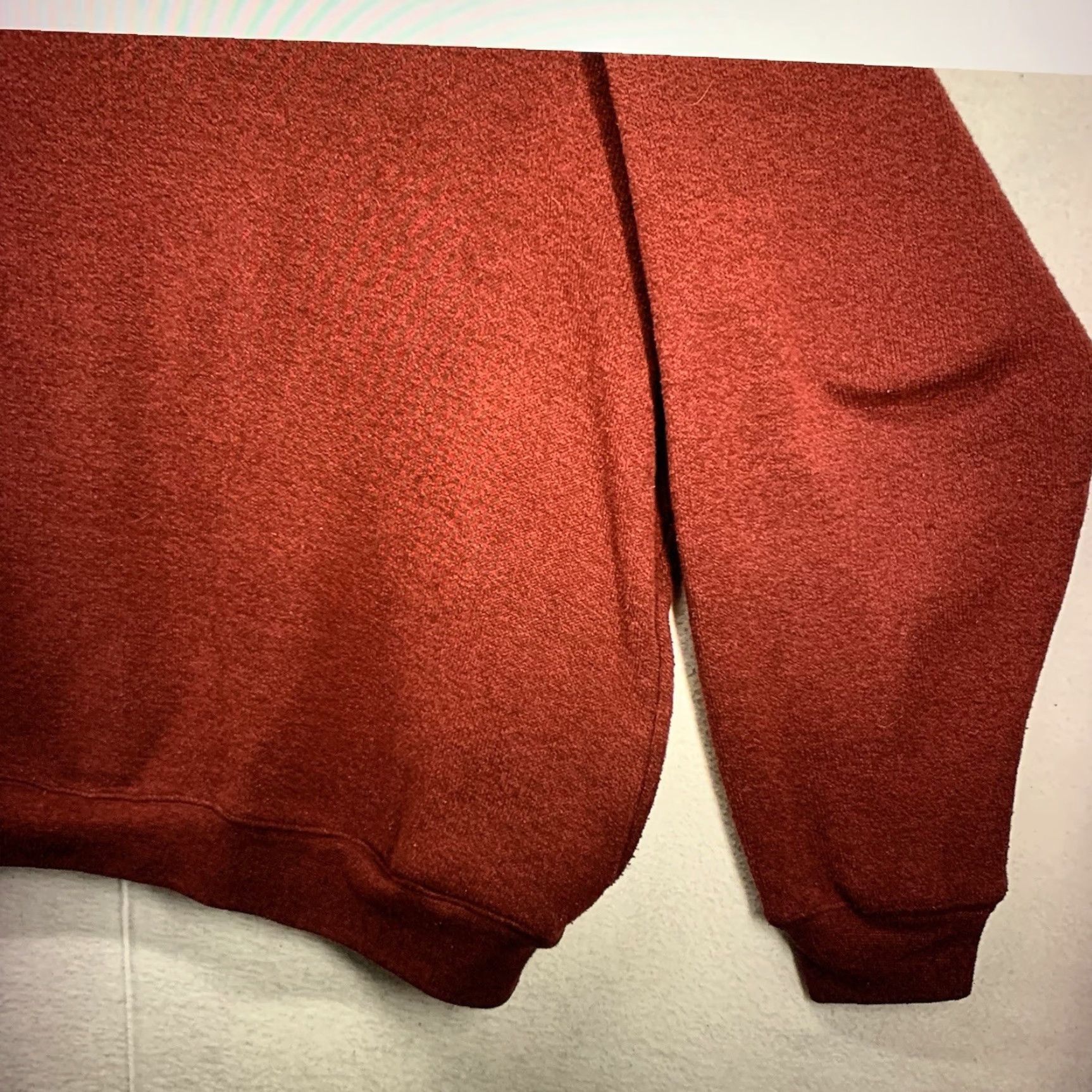 PGA Tour PGA TOUR Men’s Pullover Sweatshirt Red XL V Neck Embroidered Logo Golf Pockets Size US XL / EU 56 / 4 - 7 Thumbnail