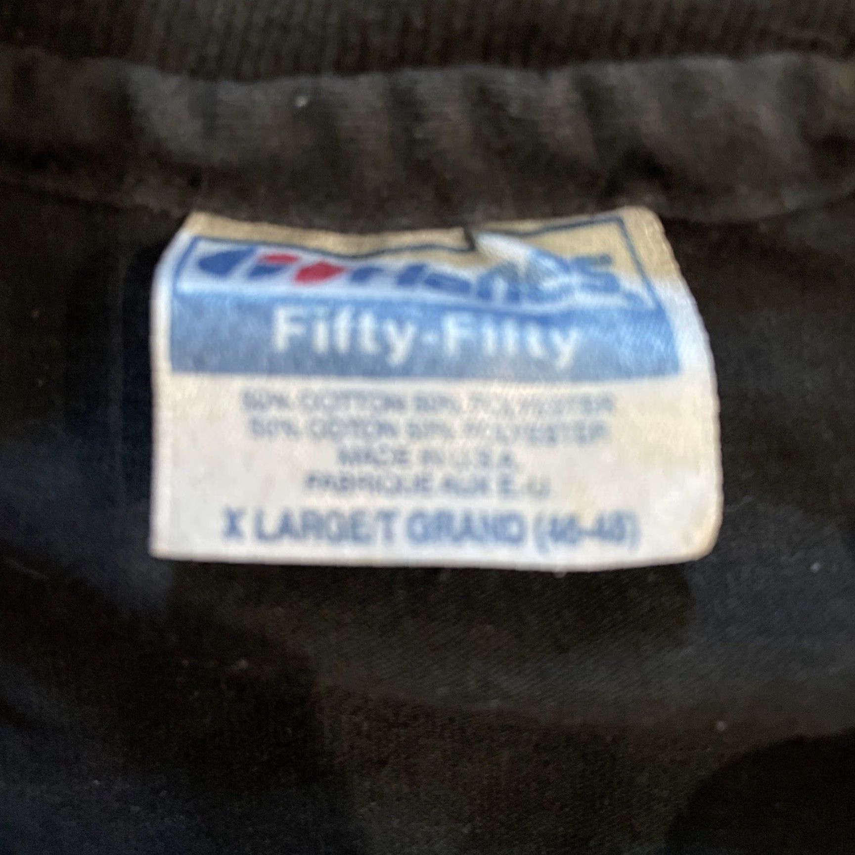 Hanes VINTAGE Hanes Single Stitch T-Shirt Mens XL Black Pumpkin Festival 1990s Graphic Tee Mens Overall Size US XL / EU 56 / 4 - 4 Thumbnail