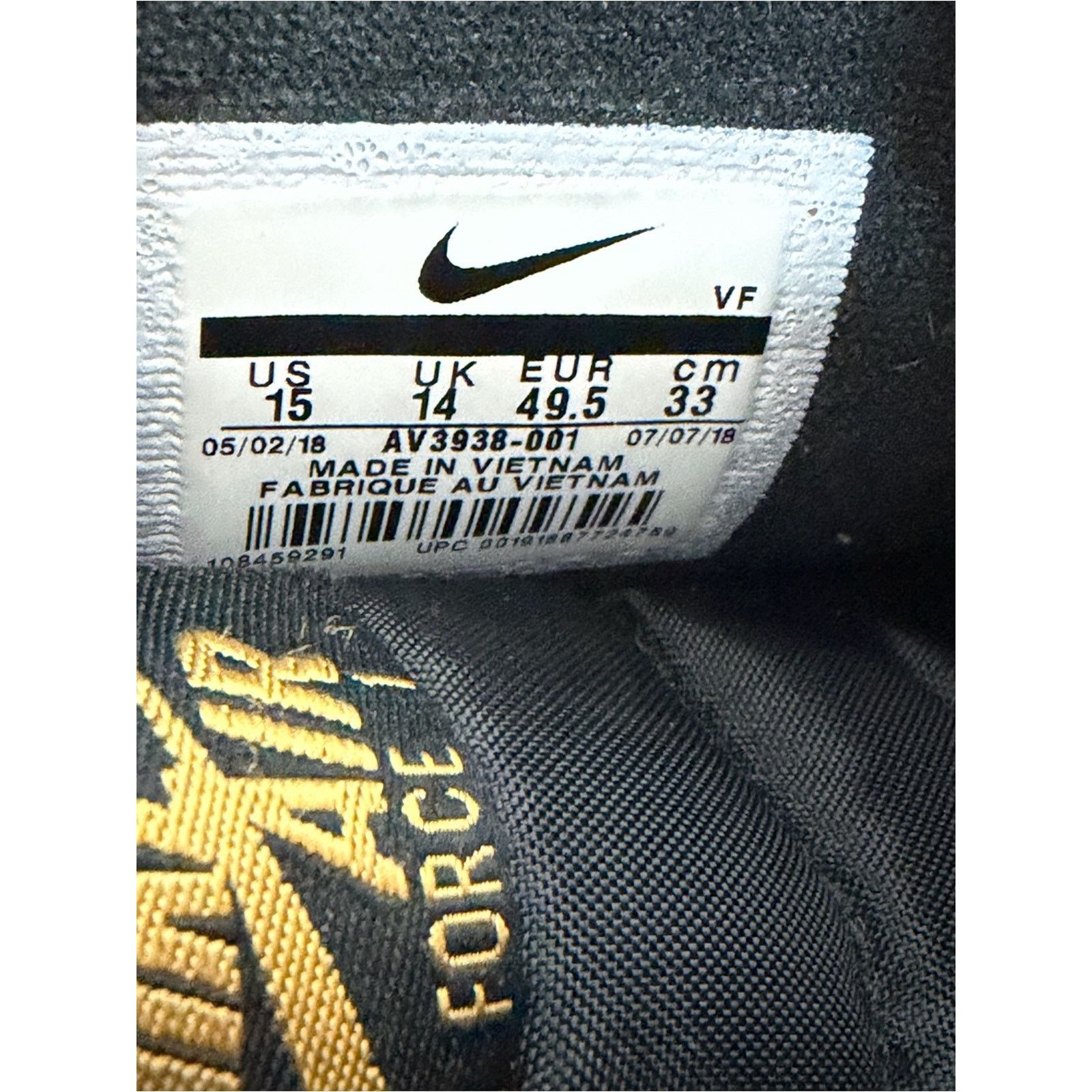 Nike Nike Air Force 1 High '07 LV8 Sport x NBA Metallic Gold Size US 15 / EU 48 - 10 Thumbnail