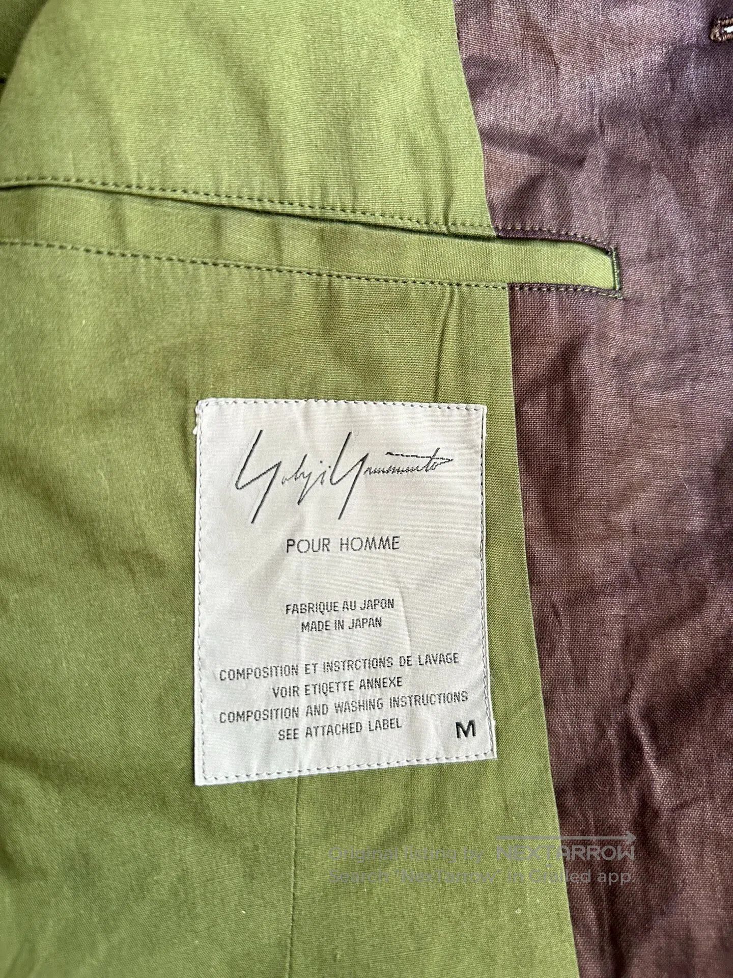 Yohji Yamamoto YOHJI YAMAMOTO 993SS Paint-Dyed Jacket| Size L / US 10 / IT 46 - 4 Thumbnail