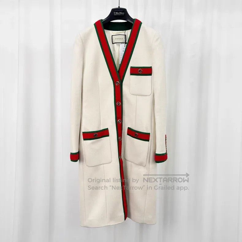 Gucci Gucci Red and green striped double G gold-mouth woollen co Size XS / US 0-2 / IT 36-38 - 1 Thumbnail