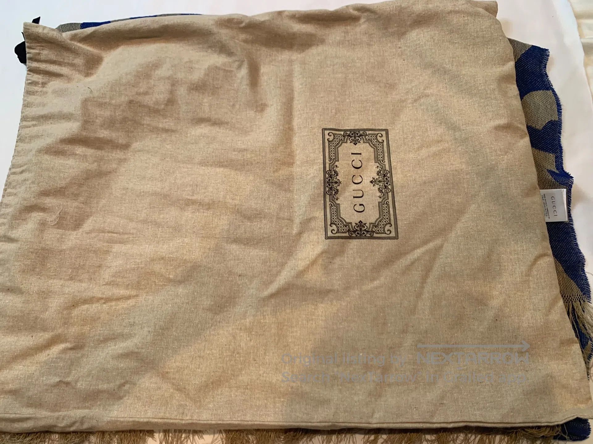 Gucci Guicci Embroidered blanket blanket| Size ONE SIZE - 8 Thumbnail