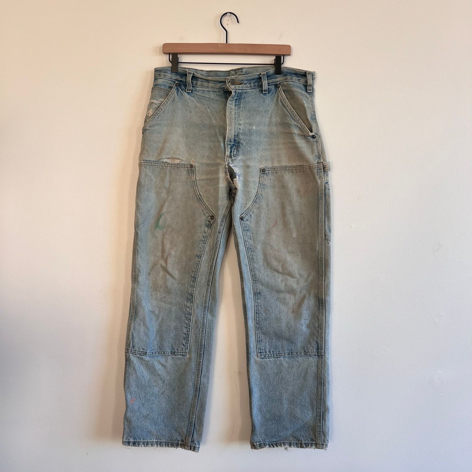 Carhartt Vintage Carhartt double knee denim Lightwash Blue 34X32 